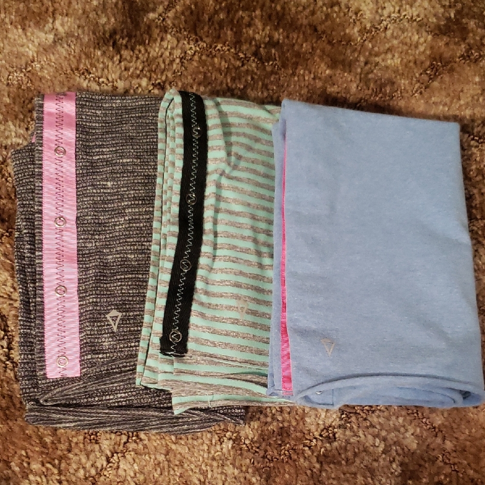 Ivivva Striped and Solid Scarves - Pink, Black, Green, Blue